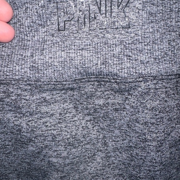 Victoria’s Secret Pink Seamless High Waist  Workout Tight Gray Women's XL - Picture 10 of 11